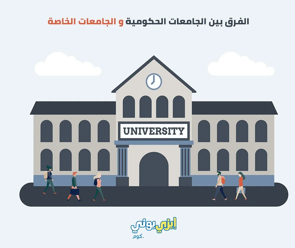 الفرق بين الجامعات الحكومية والجامعات الخاصة