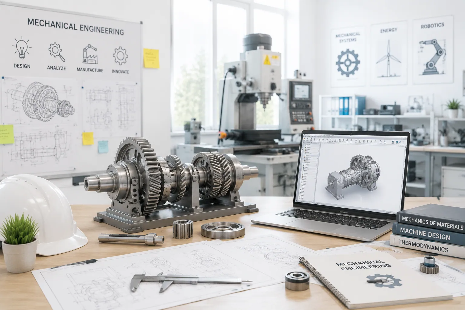 الهندسة الميكانيكية من أهم تخصصات الهندسة الصناعية الحديثة
