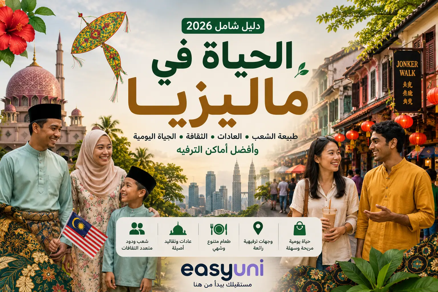 الحياة في ماليزيا وثقافة الشعب الماليزي والعادات اليومية في 2026