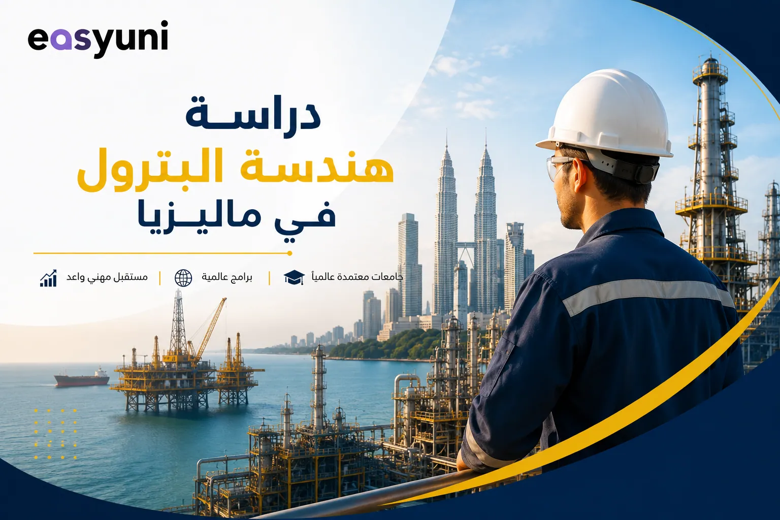 دراسة هندسة البترول في ماليزيا للطلاب الدوليين وأفضل الجامعات