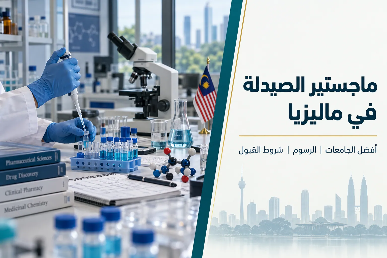 دراسة ماجستير الصيدلة في ماليزيا وأفضل الجامعات والرسوم وشروط القبول