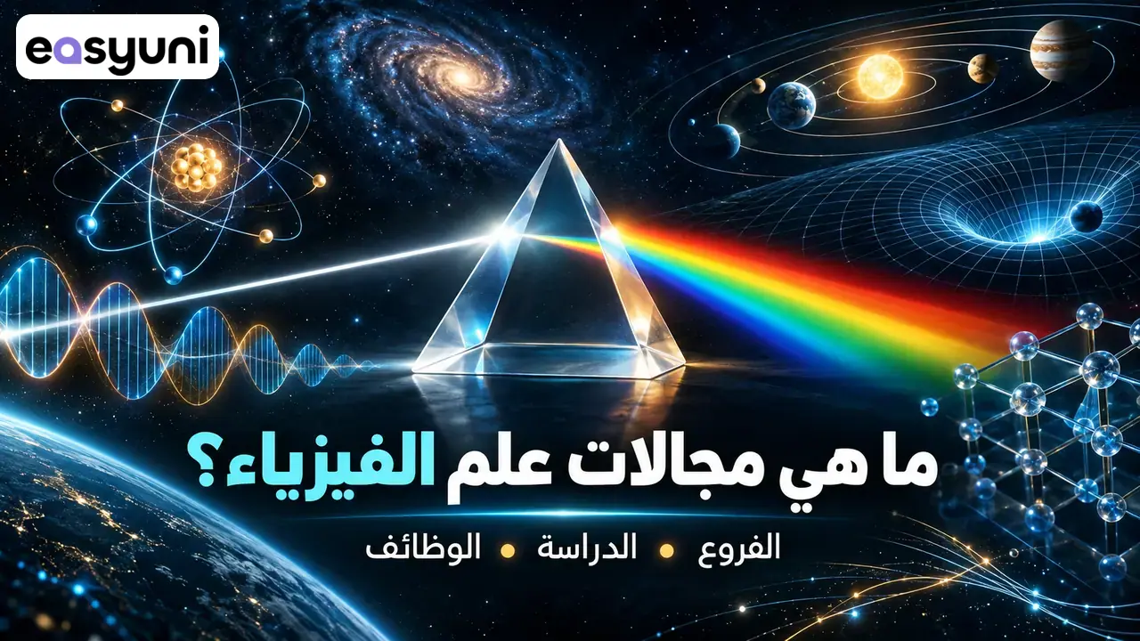 مجالات علم الفيزياء وفروعه ومواد الدراسة والوظائف
